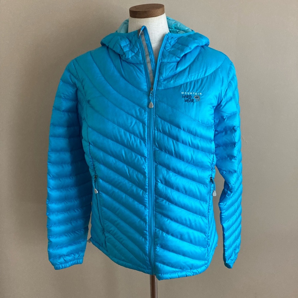 Mountain hardware new with tags womens large nitrous down blue jacket